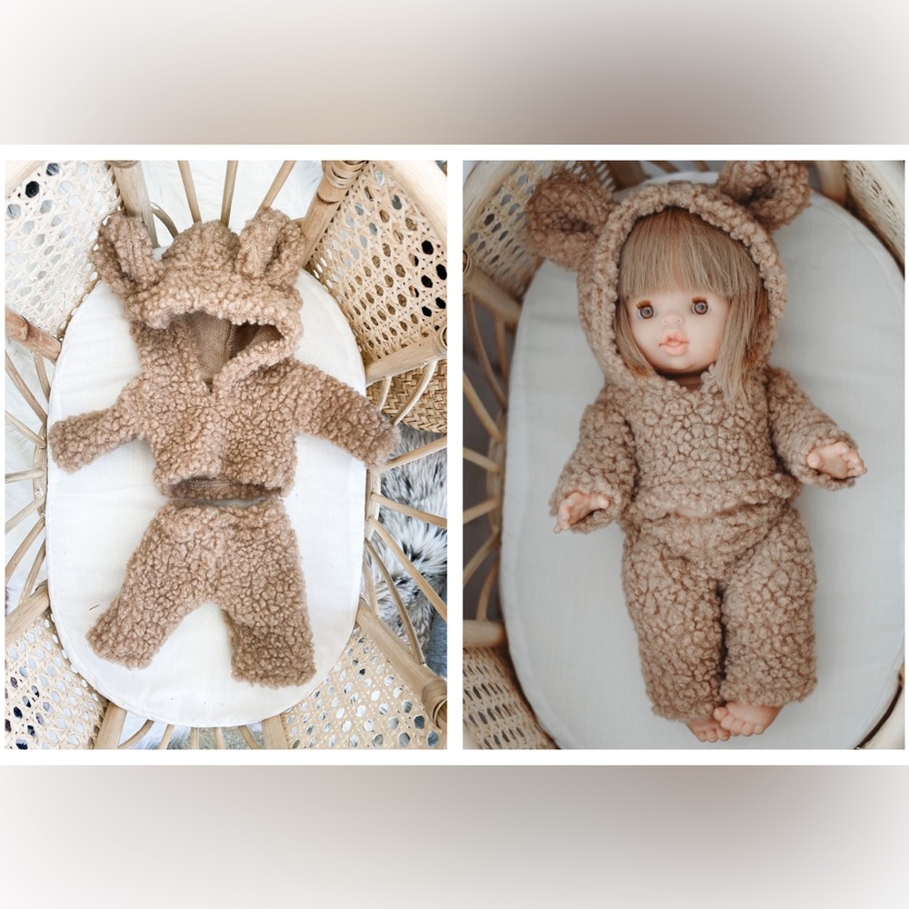 Sherpa Teddy Bear Set DOLL NOT INCLUDED - FREE SHIPPING